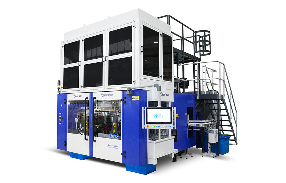 1升4腔双工位氟化瓶吹瓶机